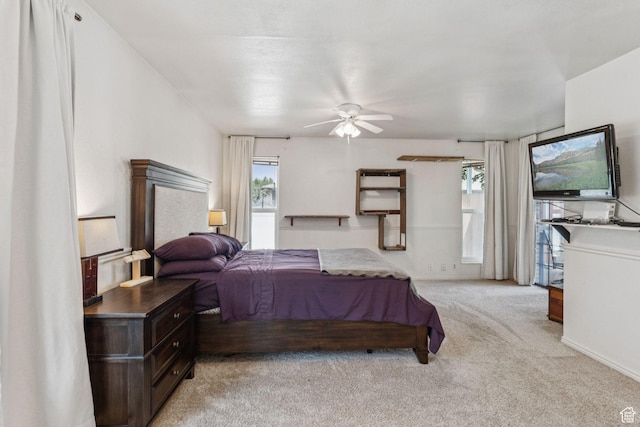 10148 S Roseboro Rd, Sandy, UT 84092 - bedroom with carpet and ceiling fan