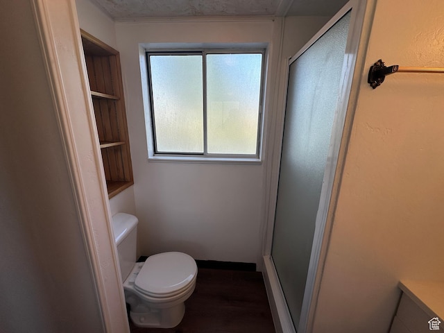 487 Highland Blvd, Brigham City, UT 84302 - bathroom featuring a shower stall, vanity, and wood finished floors