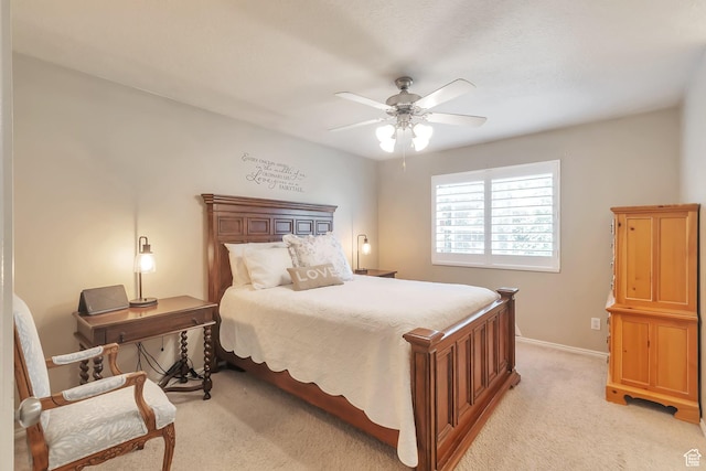 314 E 1290 S, Payson, UT 84651 - bedroom featuring light carpet and ceiling fan