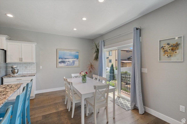 605 W 1660 S, Provo, UT 84601 - dining space featuring recessed lighting and wood finished floors