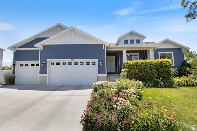 605 W 1660 S, Provo, UT 84601 - craftsman inspired home with an attached garage, driveway, and a front yard