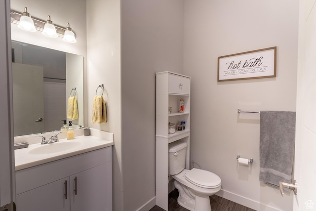 618 S 100th St W # D302, Springville, UT 84663 - bathroom with vanity and wood finished floors