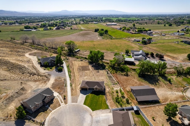 4145 W 700 N, Vernal, UT 84078 - aerial view of property and surrounding area featuring rural landscape and a mountainous background