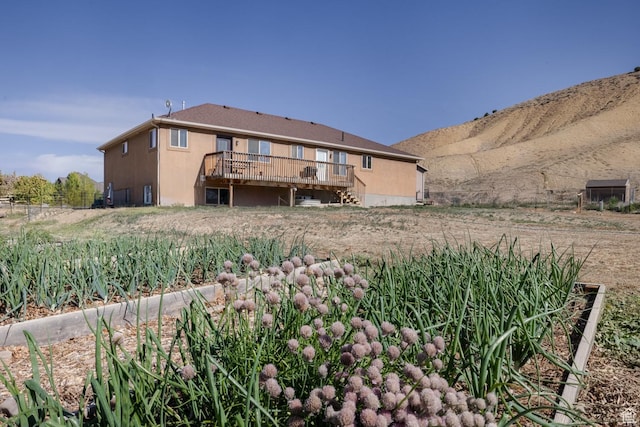 4145 W 700 N, Vernal, UT 84078 - back of house featuring a wooden deck and stairway