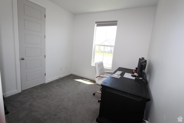 6255 N Wanlass Hl, Eagle Mountain, UT 84005 - home office featuring carpet floors and baseboards