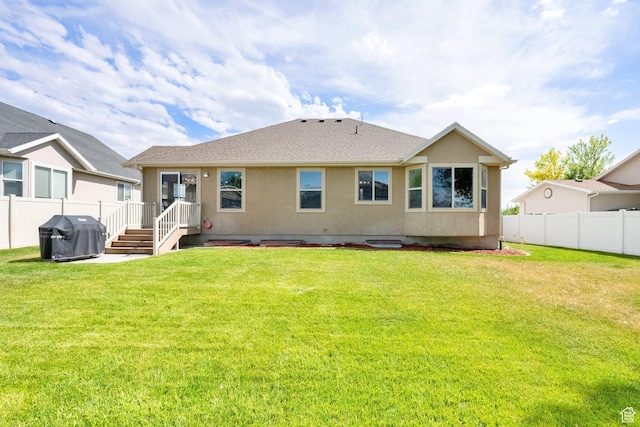 3424 W 4450 S, West Haven, UT 84401 - back of house with stucco siding and a shingled roof