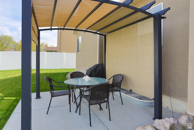 6628 N Malachite Way, Stansbury Park, UT 84074 - view of patio / terrace featuring outdoor dining area