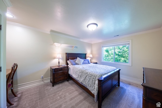 357 N Main St, Alpine, UT 84004 - carpeted bedroom featuring crown molding and baseboards