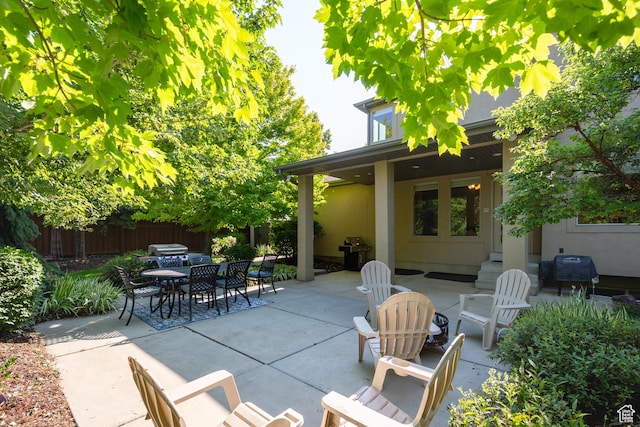 357 N Main St, Alpine, UT 84004 - view of patio with outdoor dining space and area for grilling