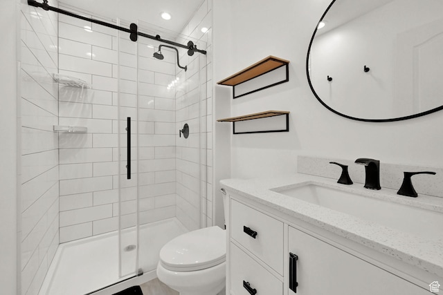 371 E Braidhill Dr, Draper, UT 84020 - full bathroom with a shower stall and vanity