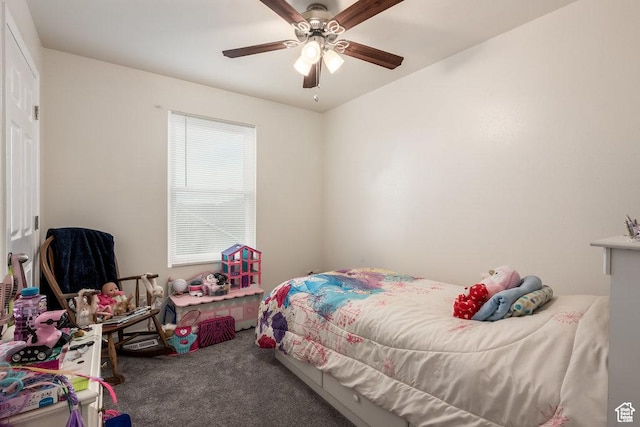 208 Alfred Dr, Tooele, UT 84074 - bedroom with carpet flooring and ceiling fan
