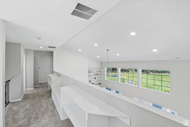 1292 E 810 S, Alpine, UT 84004 - corridor with carpet flooring, recessed lighting, and arched walkways
