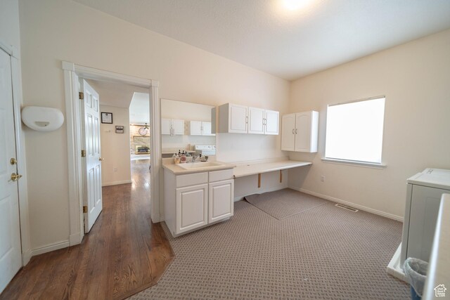 190 E 600 N, Ferron, UT 84523 - unfurnished office with washer / dryer and light wood-style flooring