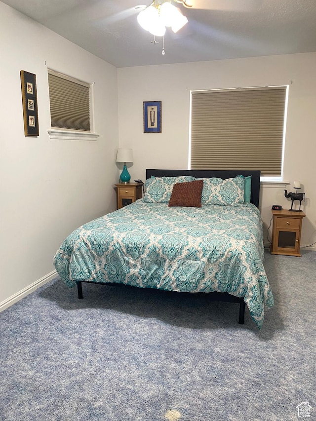 190 E 600 N, Ferron, UT 84523 - bedroom with carpet flooring and ceiling fan