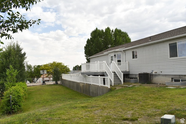 480 N 550 W, Huntington, UT 84528 - back of property with a yard and a deck
