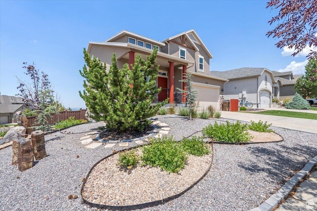 1721 E Lone Oak Dr, Draper, UT 84020 - view of front of house featuring stucco siding and driveway