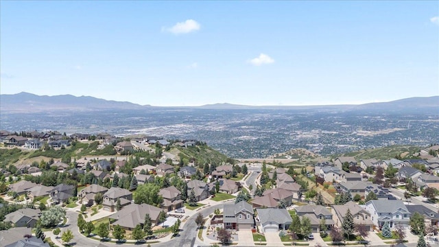 1721 E Lone Oak Dr, Draper, UT 84020 - aerial view of property's location with mountains and nearby suburban area