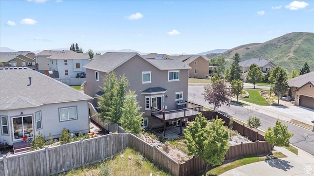 1721 E Lone Oak Dr, Draper, UT 84020 - aerial view of residential area featuring a mountainous background