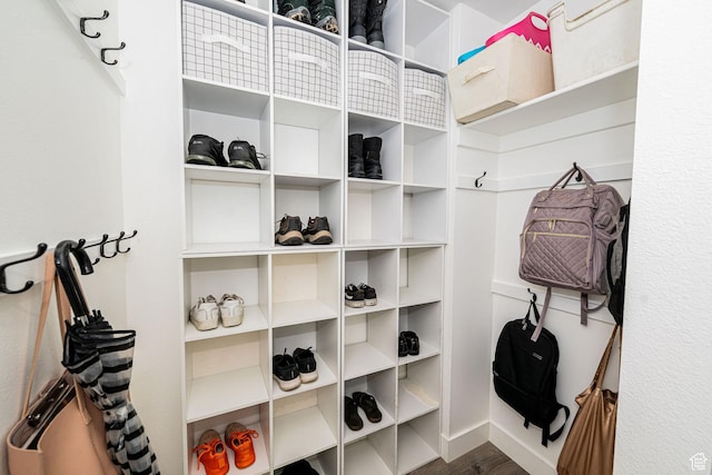 2524 W Martingale Cir S, South Jordan, UT 84095 - spacious closet with wood finished floors