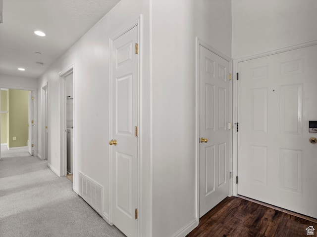 2119 N Aurora Way Unit F, Saratoga Springs, UT 84045 - hall featuring recessed lighting and baseboards
