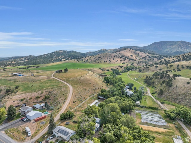 1455 S Hoytsville Rd, Coalville, UT 84017 - aerial view of sparsely populated area featuring mountains