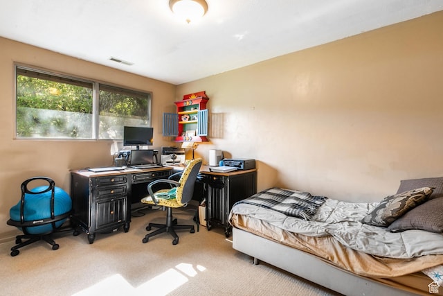 1455 S Hoytsville Rd, Coalville, UT 84017 - carpeted bedroom featuring a desk