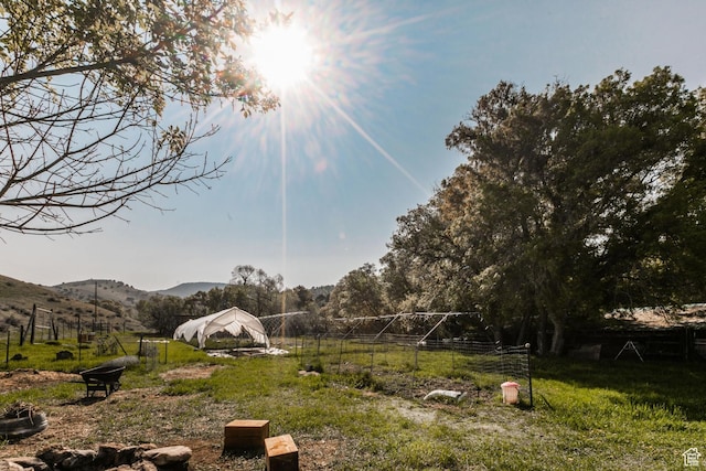 1455 S Hoytsville Rd, Coalville, UT 84017 - view of yard featuring a mountain view and a view of countryside