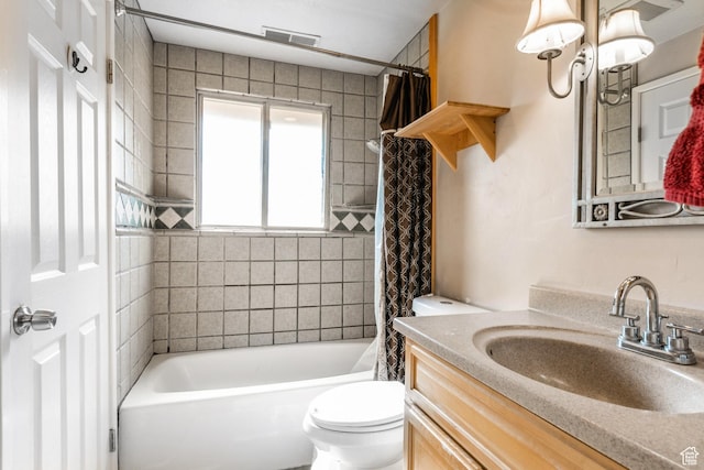 1455 S Hoytsville Rd, Coalville, UT 84017 - bathroom with vanity and shower / bathtub combination with curtain