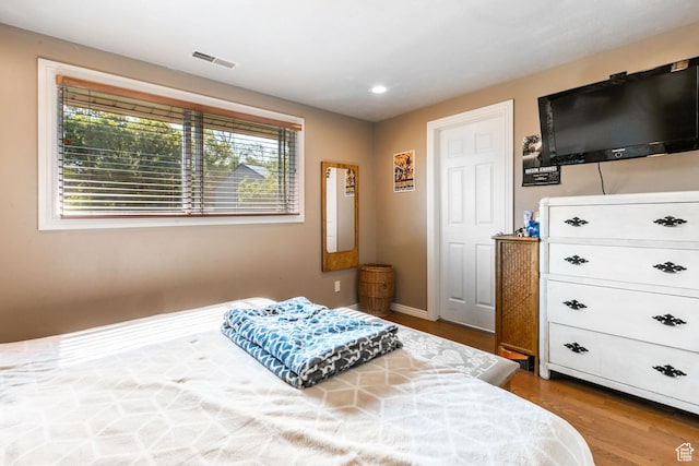 1455 S Hoytsville Rd, Coalville, UT 84017 - bedroom featuring wood finished floors and recessed lighting