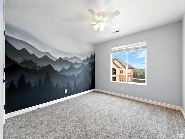 343 S 1000 W Unit 301, Pleasant Grove, UT 84062 - carpeted spare room featuring ceiling fan and baseboards