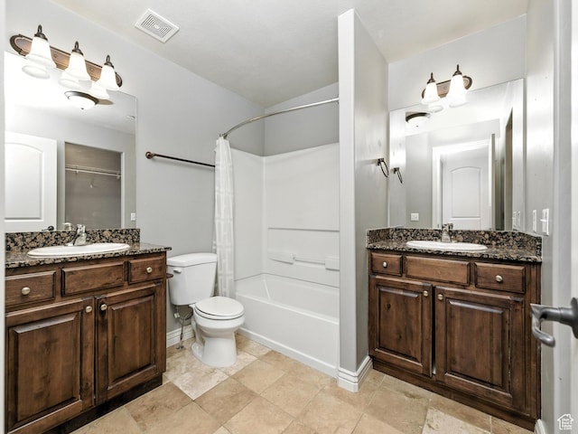 343 S 1000 W Unit 301, Pleasant Grove, UT 84062 - bathroom with vanity and shower / tub combo with curtain