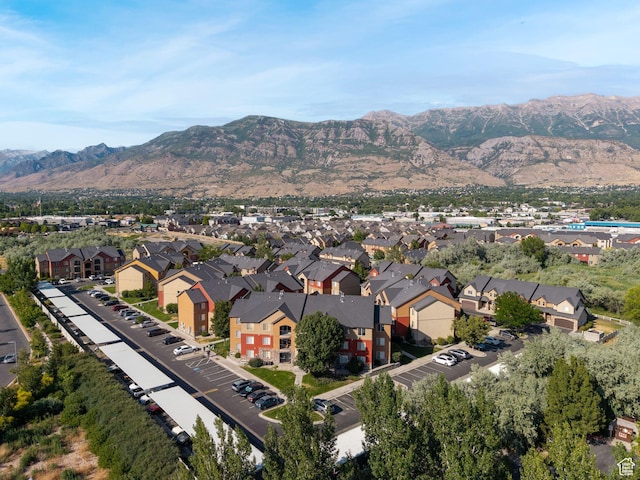 343 S 1000 W Unit 301, Pleasant Grove, UT 84062 - aerial overview of property's location featuring a mountain backdrop and nearby suburban area