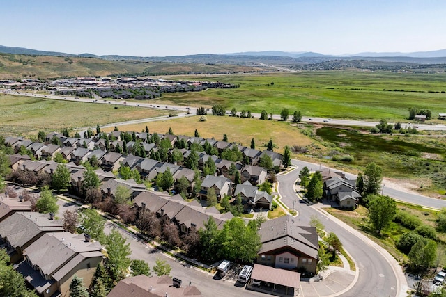 5596 N Oslo Ln, Park City, UT 84098 - aerial perspective of suburban area featuring mountains