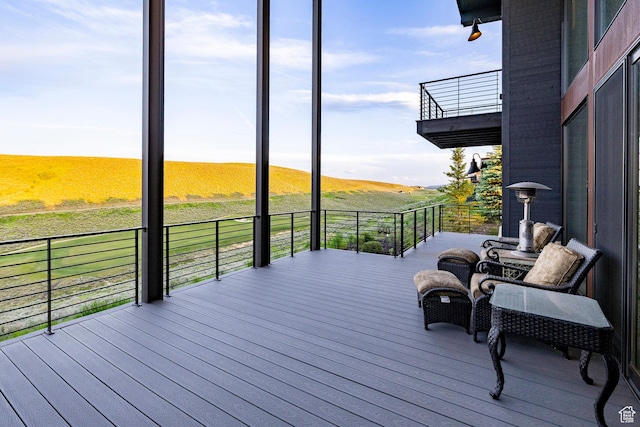 6836 Golden Bear Loop W, Park City, UT 84098 - wooden deck with a view of countryside