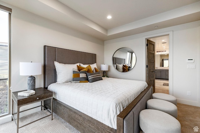 6836 Golden Bear Loop W, Park City, UT 84098 - bedroom featuring carpet, recessed lighting, and ensuite bathroom