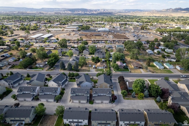 361 E 535 S, Vernal, UT 84078 - aerial overview of property's location featuring a mountainous background and nearby suburban area