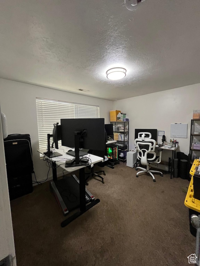 1194 W 400 S, Orem, UT 84058 - carpeted office featuring a textured ceiling