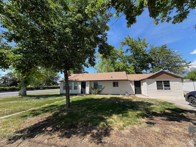 1194 W 400 S, Orem, UT 84058 - ranch-style house featuring a front yard