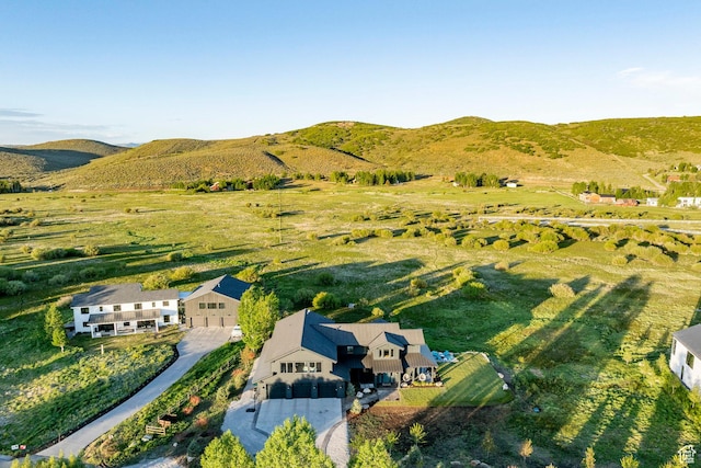 4746 Old Meadow Ln, Park City, UT 84098 - aerial overview of property's location with a mountainous background