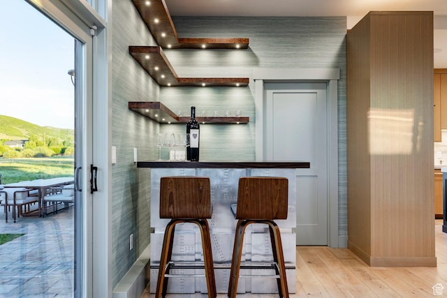 4746 Old Meadow Ln, Park City, UT 84098 - indoor dry bar featuring wood finished floors
