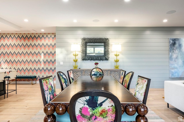 4746 Old Meadow Ln, Park City, UT 84098 - dining room with light wood-style flooring and recessed lighting