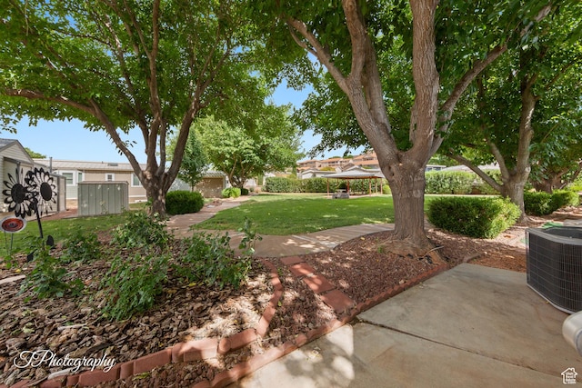 1160 E Telegraph Unit 227, Washington, UT 84780 - view of grassy yard with a patio area