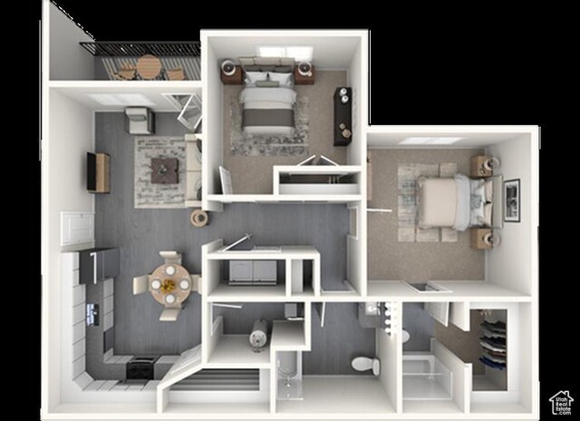 361 W 625 N A-D, Unit A-D Payson, UT 84651 - view of room layout
