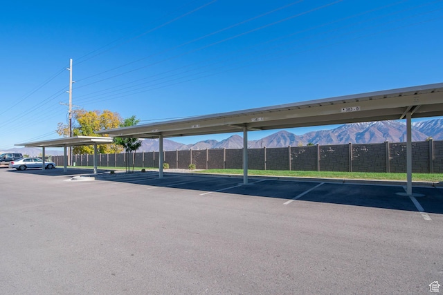 361 W 625 N A-D, Unit A-D Payson, UT 84651 - covered parking lot with a mountain view