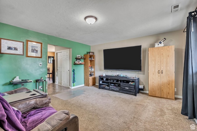 2752 S 9150 W, Magna, UT 84044 - living area with carpet floors and a textured ceiling