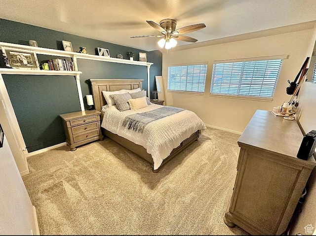 650 S Main St Unit 6111, Bountiful, UT 84010 - bedroom with light carpet and a ceiling fan
