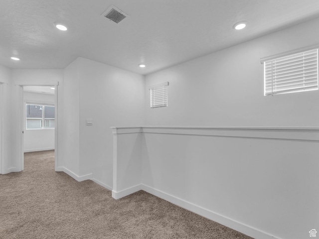 1206 W Summit Ridge Pkwy S Unit 182, Santaquin, UT 84655 - corridor with carpet and recessed lighting