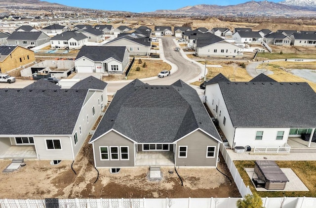 283 E Polaris Dr Unit 102, Saratoga Springs, UT 84045 - aerial perspective of suburban area featuring a mountain backdrop