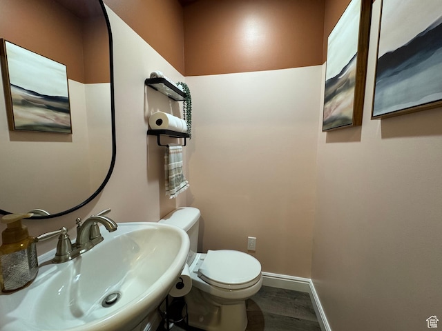 1216 N 2725 W, Layton, UT 84041 - half bath with a sink and wood finished floors