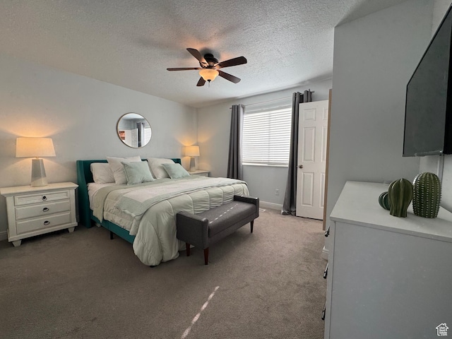 1216 N 2725 W, Layton, UT 84041 - bedroom with a textured ceiling, light colored carpet, and a ceiling fan